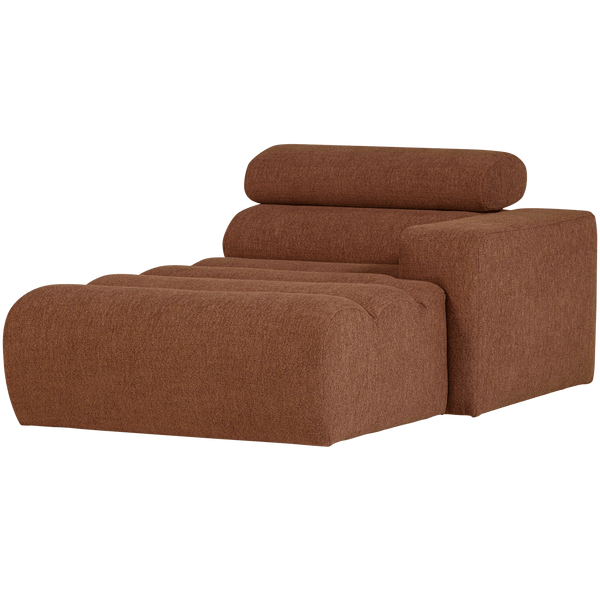 NOVI CHAISE LONGUE ELEMENT ARM RECHTS BOUCLE TERRA