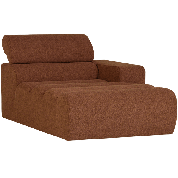 NOVI CHAISE LONGUE ELEMENT ARM RECHTS BOUCLE TERRA