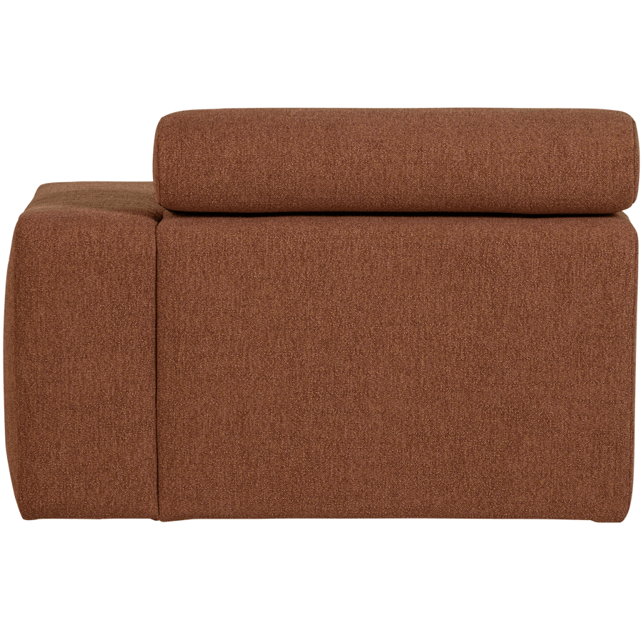 NOVI CHAISE LONGUE ELEMENT ARM RECHTS BOUCLE TERRA