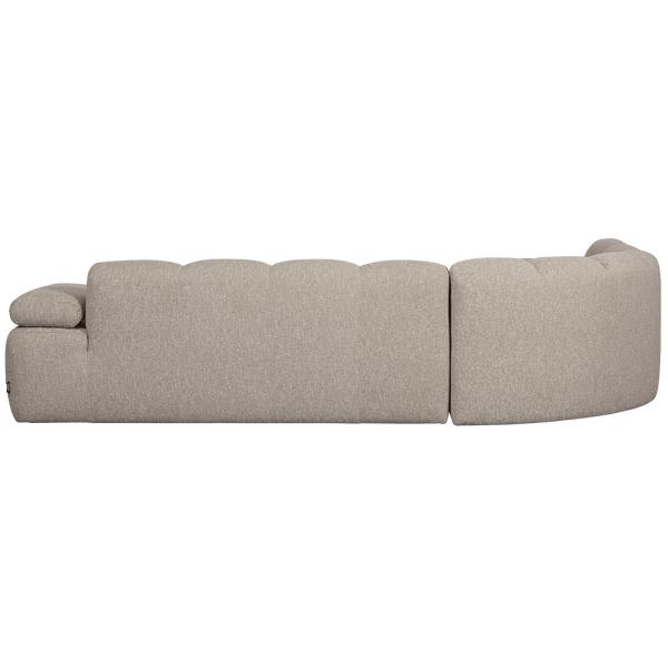 MOJO HOEKBANK LINKS BOUCLE BEIGE MELANGE