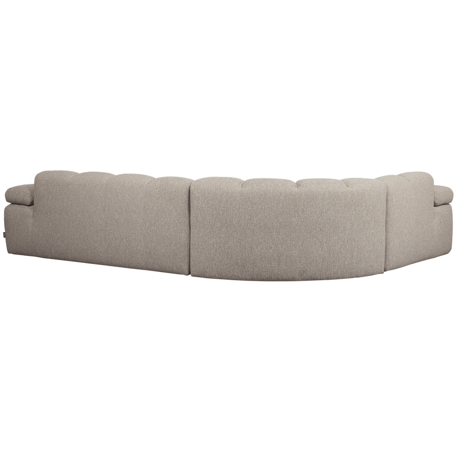 MOJO HOEKBANK LINKS BOUCLE BEIGE MELANGE