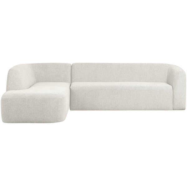 SLOPING HOEKBANK LINKS PEARL MELANGE