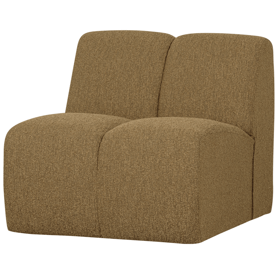 MOJO 1-ZITS ELEMENT BOUCLE GEEL/BRUIN MELANGE