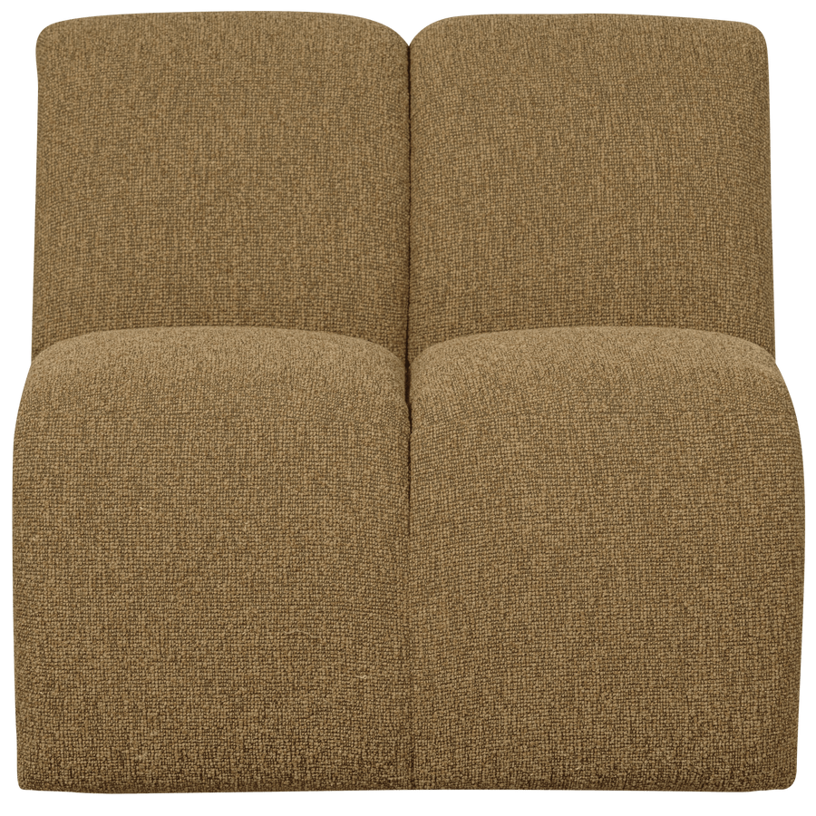 MOJO 1-ZITS ELEMENT BOUCLE GEEL/BRUIN MELANGE