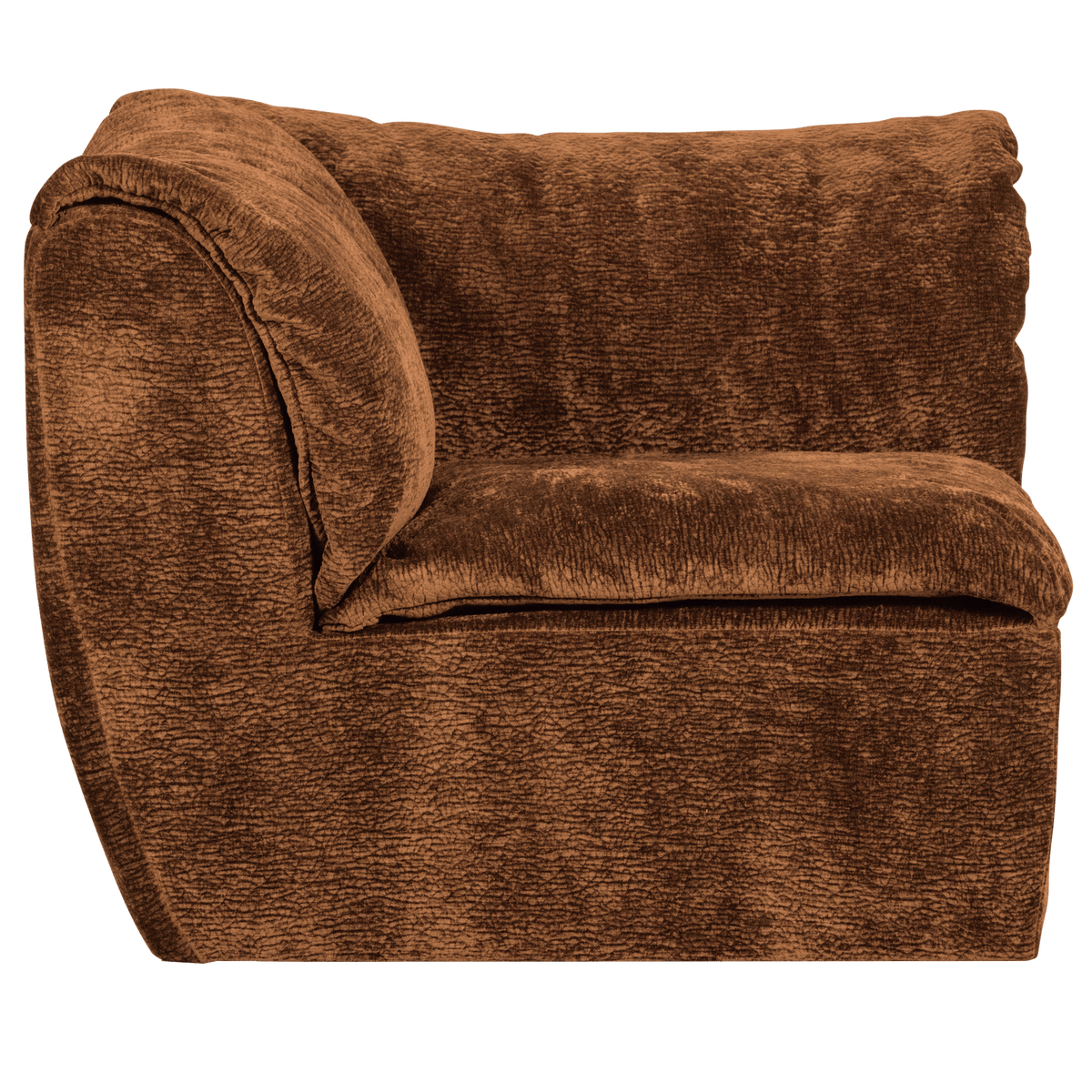 BAGGY HOEKELEMENT 3D CHENILLE MIDDENBRUIN
