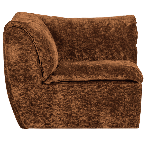 BAGGY HOEKELEMENT 3D CHENILLE MIDDENBRUIN