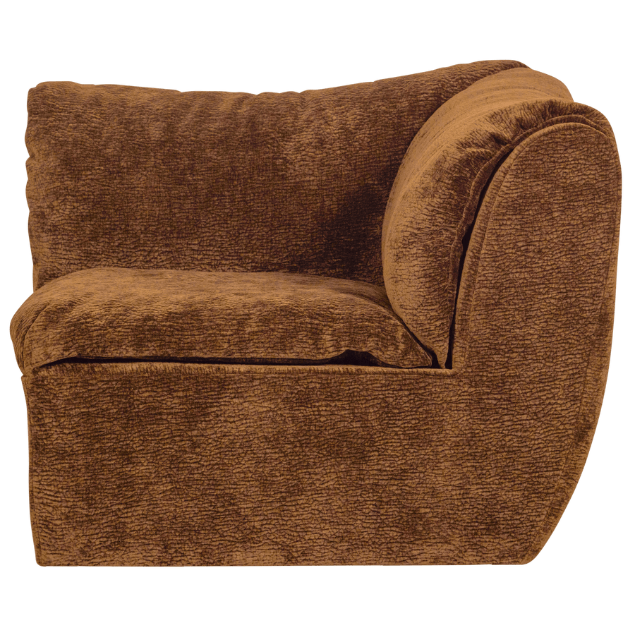 BAGGY HOEKELEMENT 3D CHENILLE MIDDENBRUIN