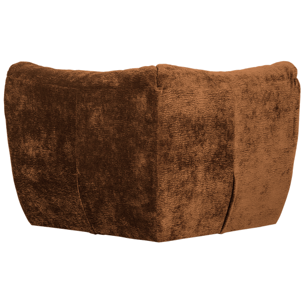 BAGGY HOEKELEMENT 3D CHENILLE MIDDENBRUIN