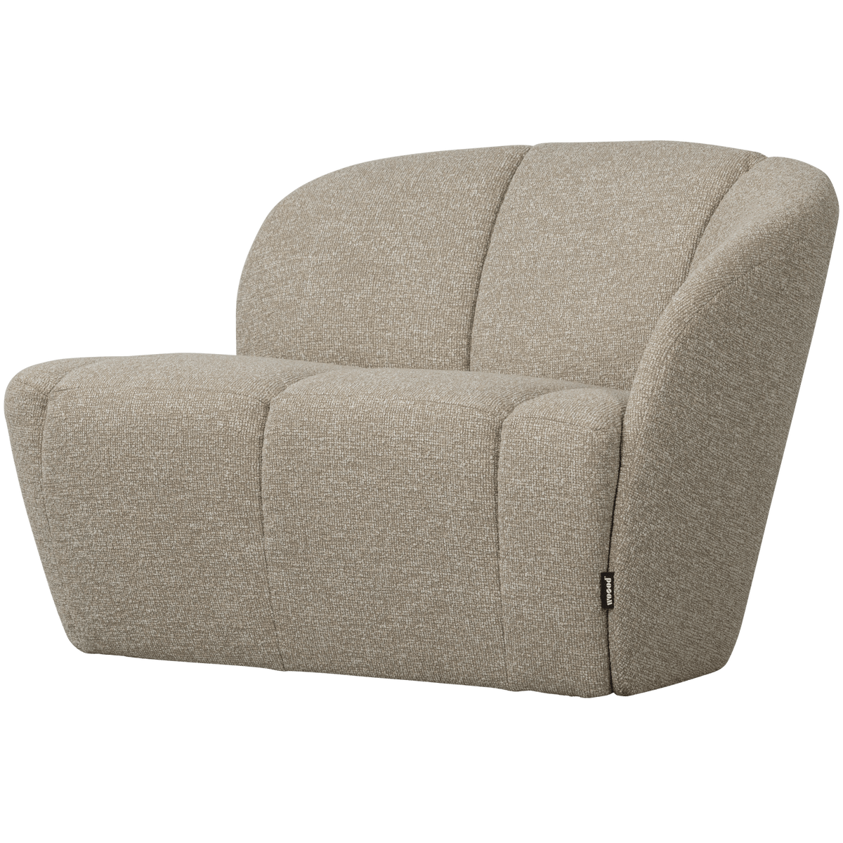 MOJO 2-ZITS BANKJE RECHTS BOUCLE BEIGE MELANGE