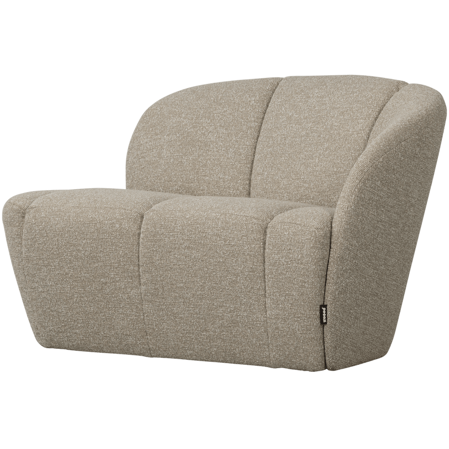 MOJO 2-ZITS BANKJE RECHTS BOUCLE BEIGE MELANGE