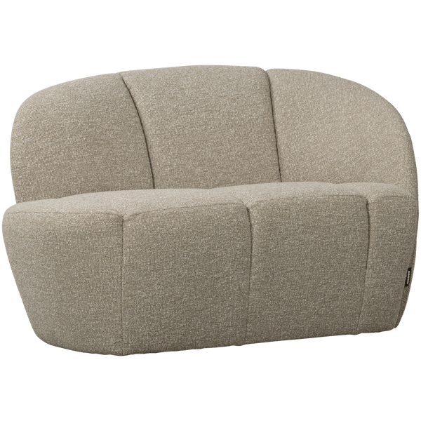 MOJO 2-ZITS BANKJE RECHTS BOUCLE BEIGE MELANGE