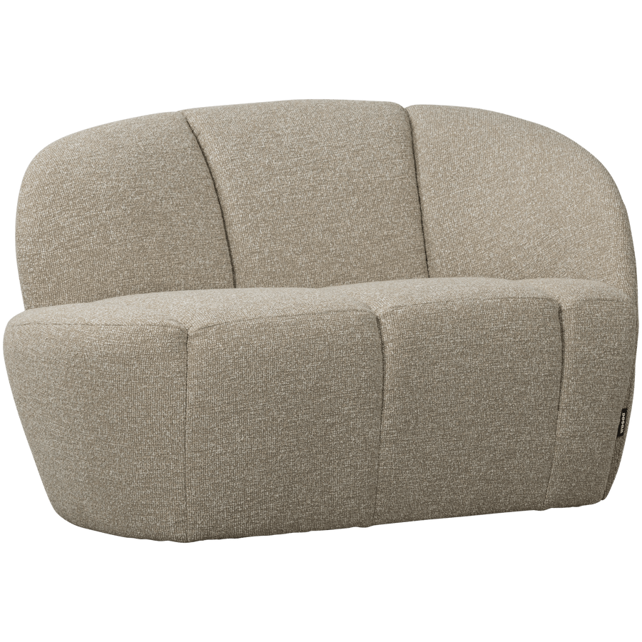 MOJO 2-ZITS BANKJE RECHTS BOUCLE BEIGE MELANGE
