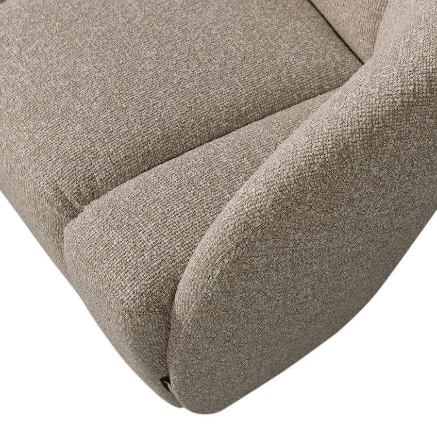 MOJO 2-ZITS BANKJE RECHTS BOUCLE BEIGE MELANGE