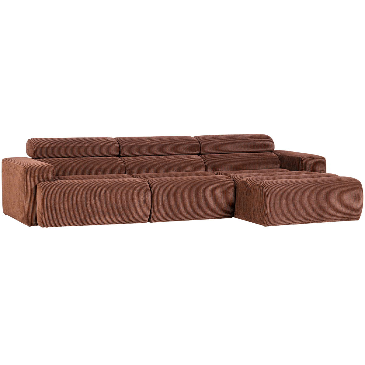 NOVI CHAISE LONGUE BANK RECHTS RIBSTOF TERRA