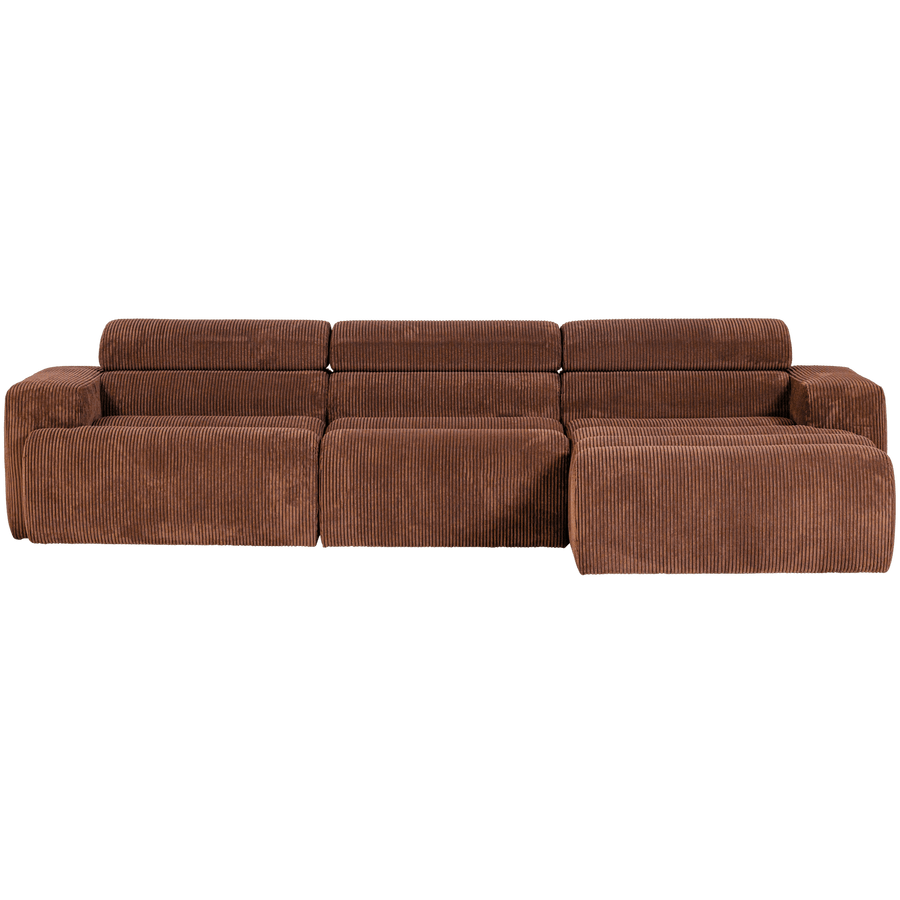 NOVI CHAISE LONGUE BANK RECHTS RIBSTOF TERRA