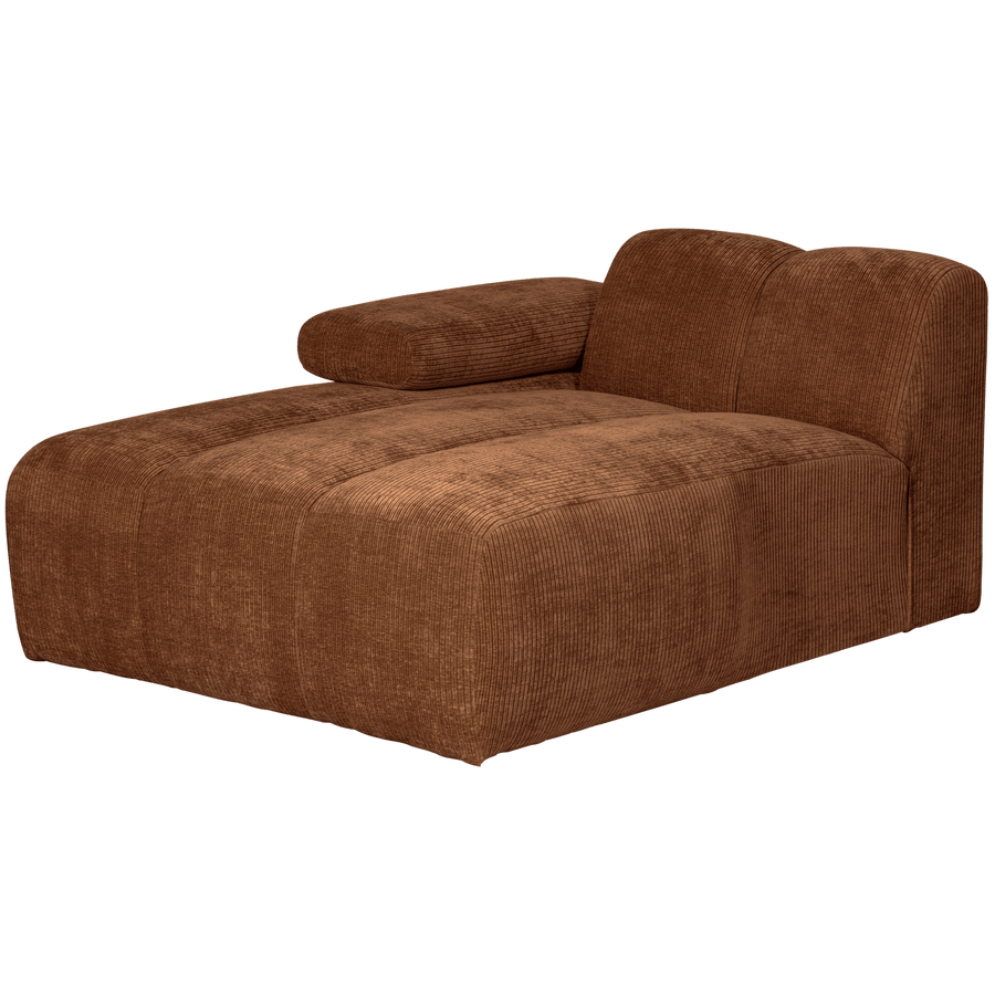 MOJO CHAISE LONGUE ELEMENT LINKS RIBSTOF ROESTBRUIN