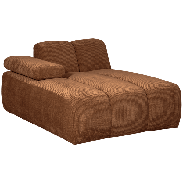MOJO CHAISE LONGUE ELEMENT LINKS RIBSTOF ROESTBRUIN