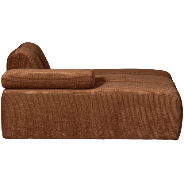 MOJO CHAISE LONGUE ELEMENT LINKS RIBSTOF ROESTBRUIN