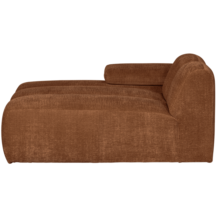 MOJO CHAISE LONGUE ELEMENT LINKS RIBSTOF ROESTBRUIN