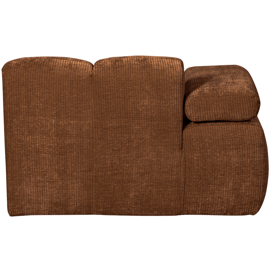 MOJO CHAISE LONGUE ELEMENT LINKS RIBSTOF ROESTBRUIN