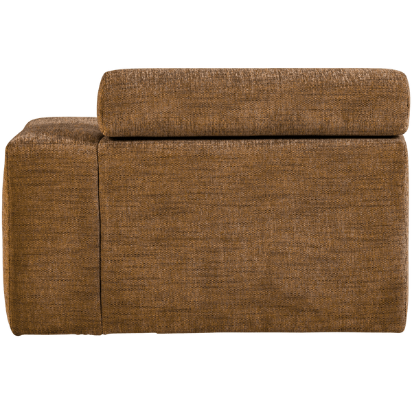 NOVI CHAISE LONGUE ELEMENT ARM RECHTS KARAMELBRUIN MELANGE