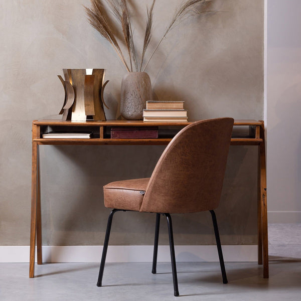 VOGUE EETKAMERSTOEL ECOLEER COGNAC