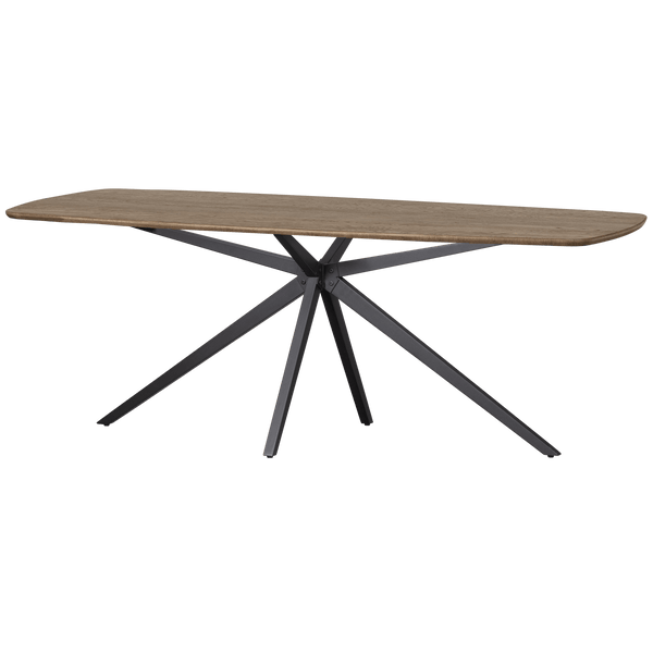 TABLO EETTAFEL DEENS OVAAL VJ 220x100CM CASHMERE BROWN [fsc]