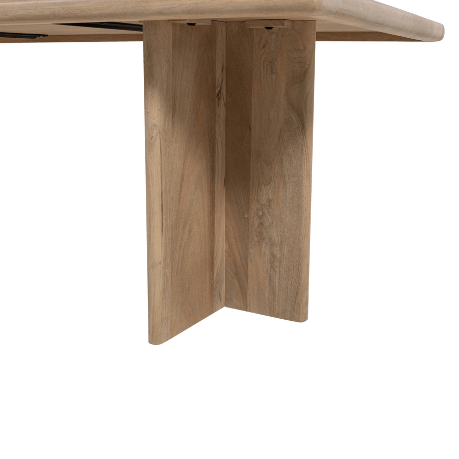 ATO EETTAFEL 220X90 CM MANGOHOUT NATUREL