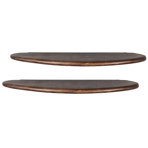 LAYER WANDPLANKEN MANGOHOUT WALNOOT - SET VAN 2