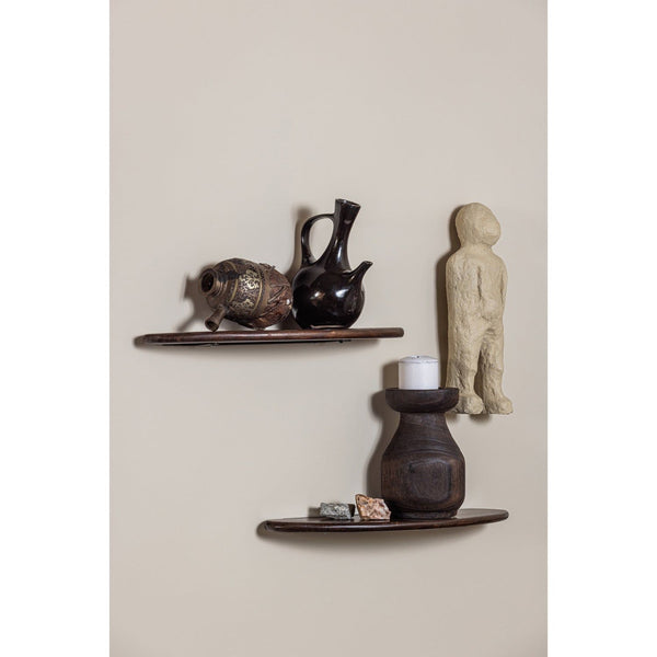 LAYER WANDPLANKEN MANGOHOUT WALNOOT - SET VAN 2