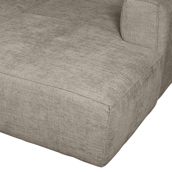 BEAN CHAISE LONGUE BANK RECHTS GROVE MELANGE TRAVERTIN