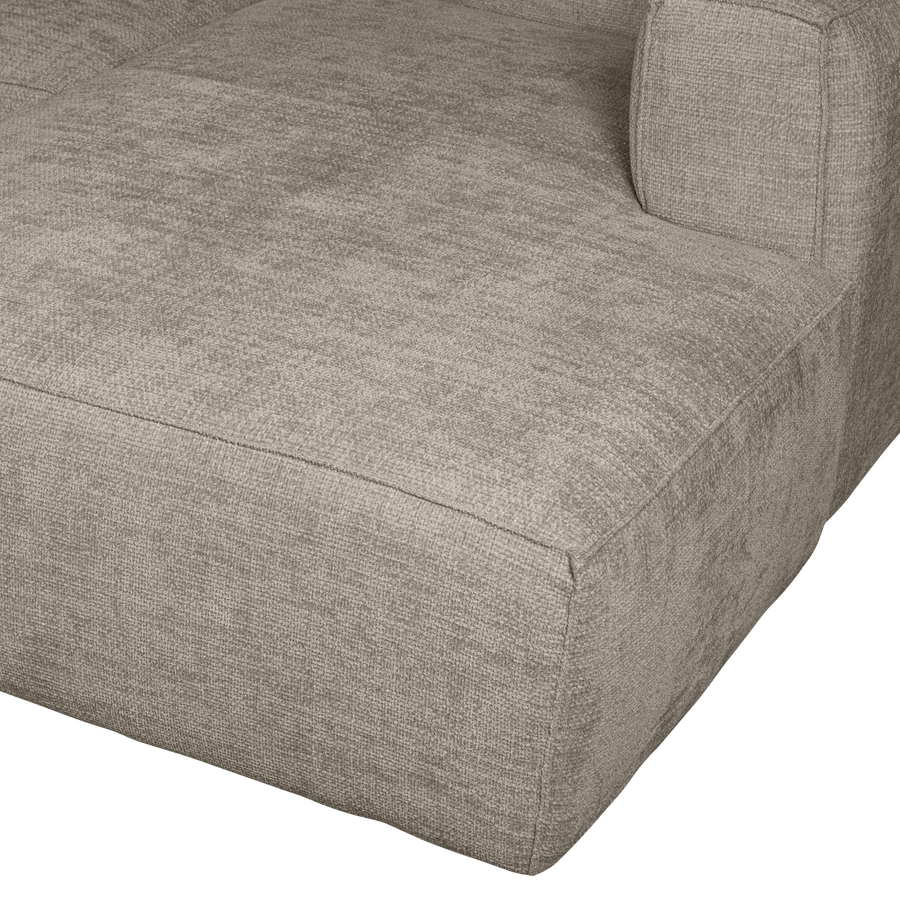 BEAN CHAISE LONGUE BANK RECHTS GROVE MELANGE TRAVERTIN