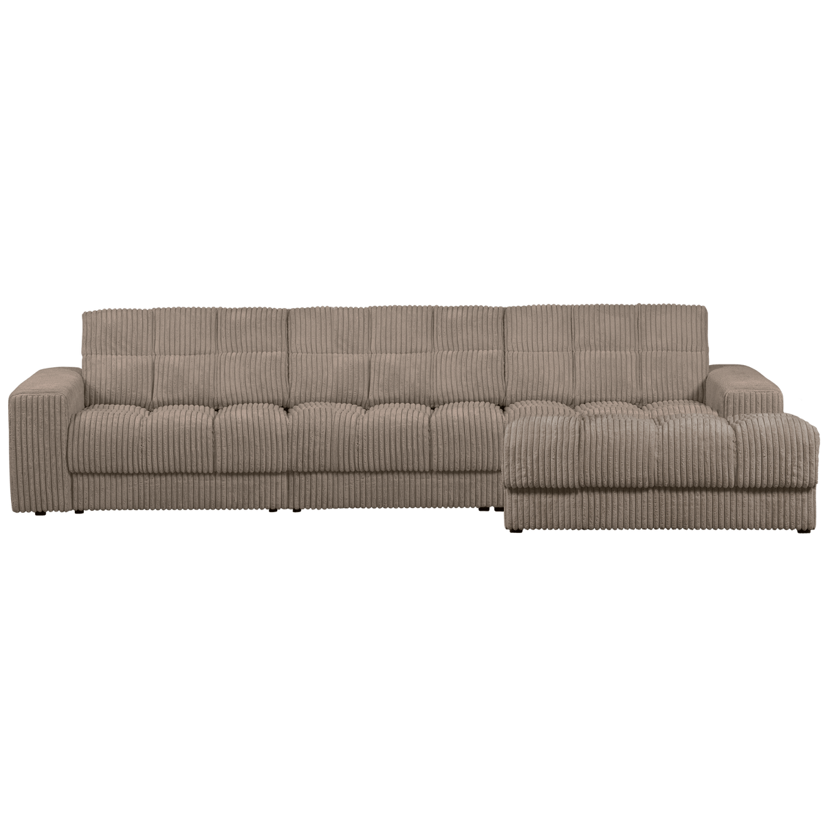 SECOND DATE CHAISE LONGUE RECHTS RIBSTOF MUD