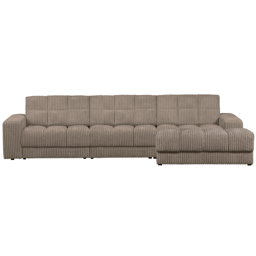SECOND DATE CHAISE LONGUE RECHTS RIBSTOF MUD