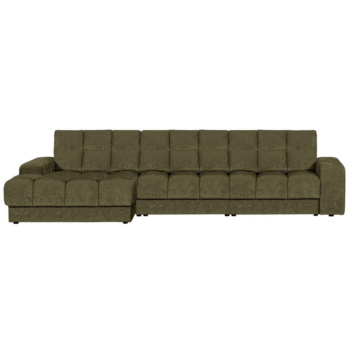 SECOND DATE CHAISE LONGUE LINKS VELVET GROEN