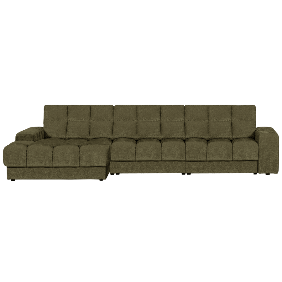 SECOND DATE CHAISE LONGUE LINKS VELVET GROEN