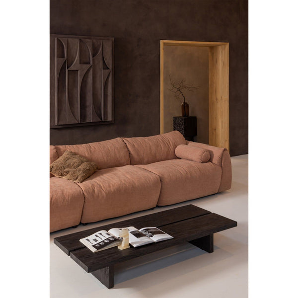 LION SALONTAFEL MDF DONKERBRUIN 140X60 CM