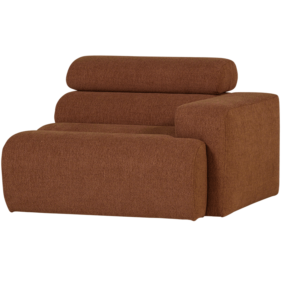 NOVI 1-ZITS ELEMENT ARM RECHTS BOUCLE TERRA