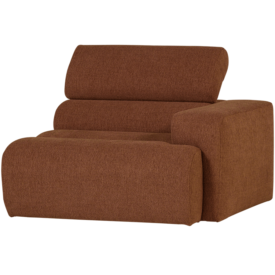 NOVI 1-ZITS ELEMENT ARM RECHTS BOUCLE TERRA
