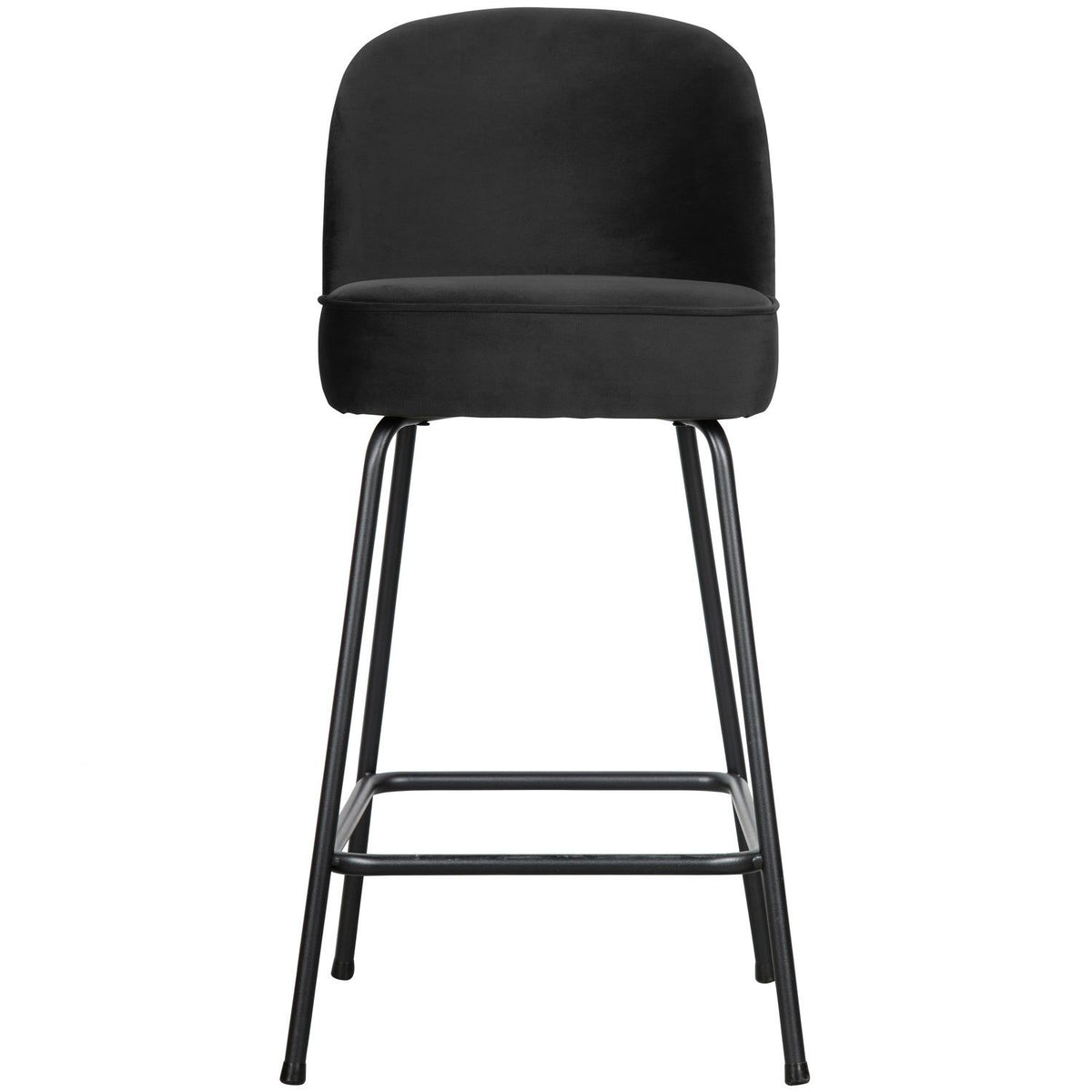 VOGUE BARSTOEL 65 CM VELVET ZWART