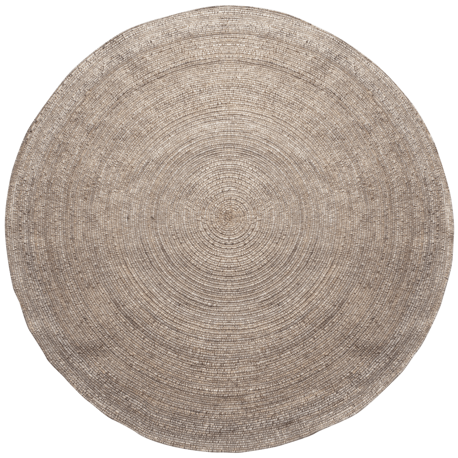 UTOPIA VLOERKLEED ROND NATUREL O200 CM