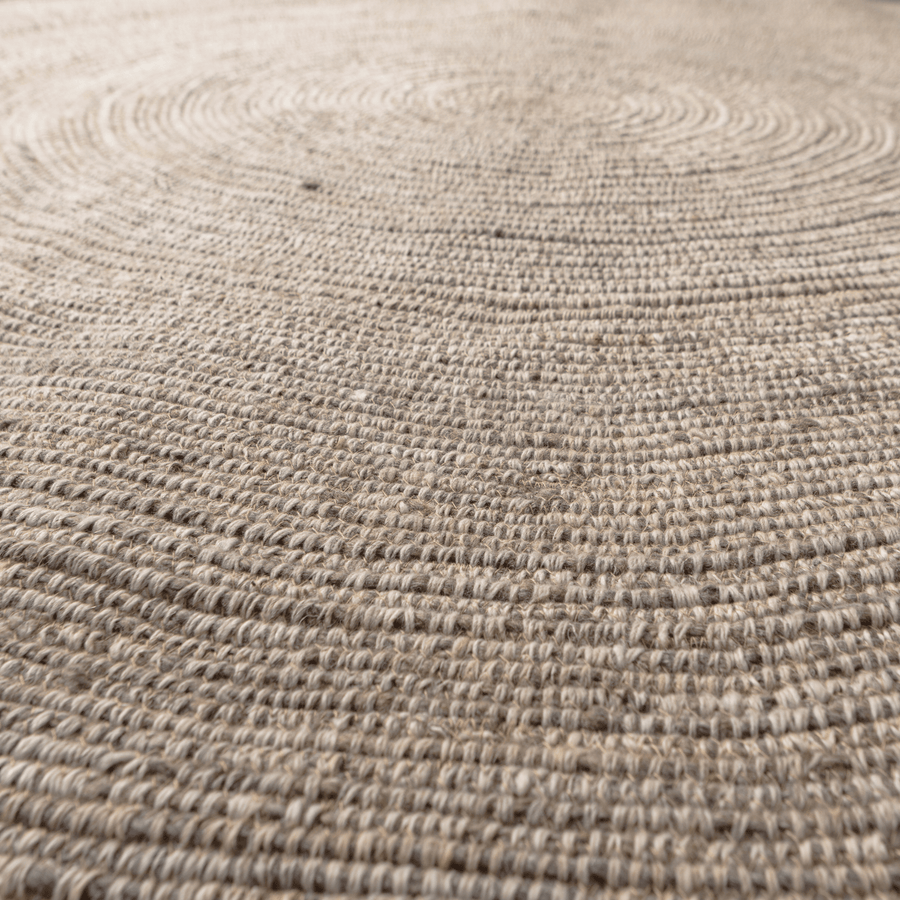UTOPIA VLOERKLEED ROND NATUREL O200 CM