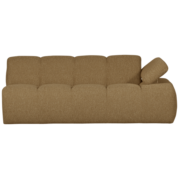 MOJO 2-ZITS ELEMENT ARM RECHTS BOUCLE GEEL/BRUIN MELANGE