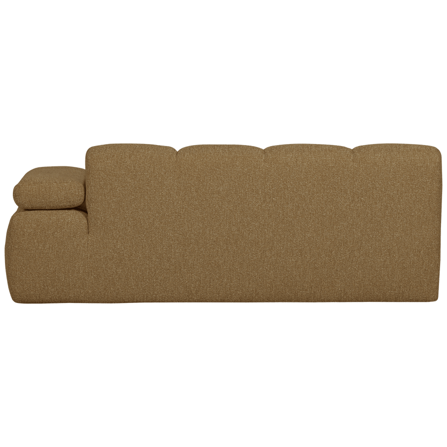 MOJO 2-ZITS ELEMENT ARM RECHTS BOUCLE GEEL/BRUIN MELANGE