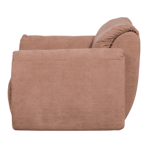 BAGGY LOVESEAT GEWEVEN CHENILLE OUD ROZE