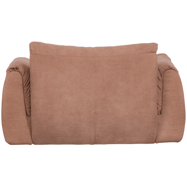 BAGGY LOVESEAT GEWEVEN CHENILLE OUD ROZE
