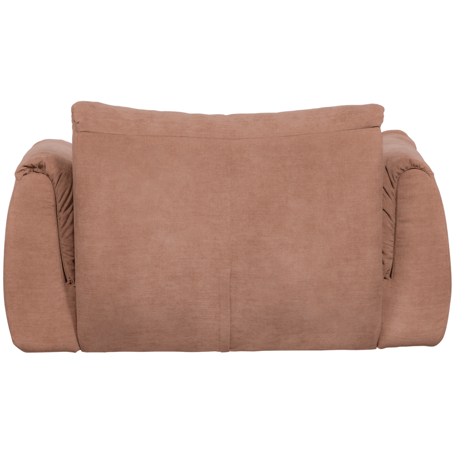 BAGGY LOVESEAT GEWEVEN CHENILLE OUD ROZE