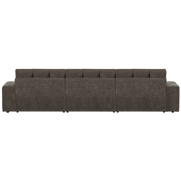 SECOND DATE CHAISE LONGUE RECHTS VELVET WARMGRIJS