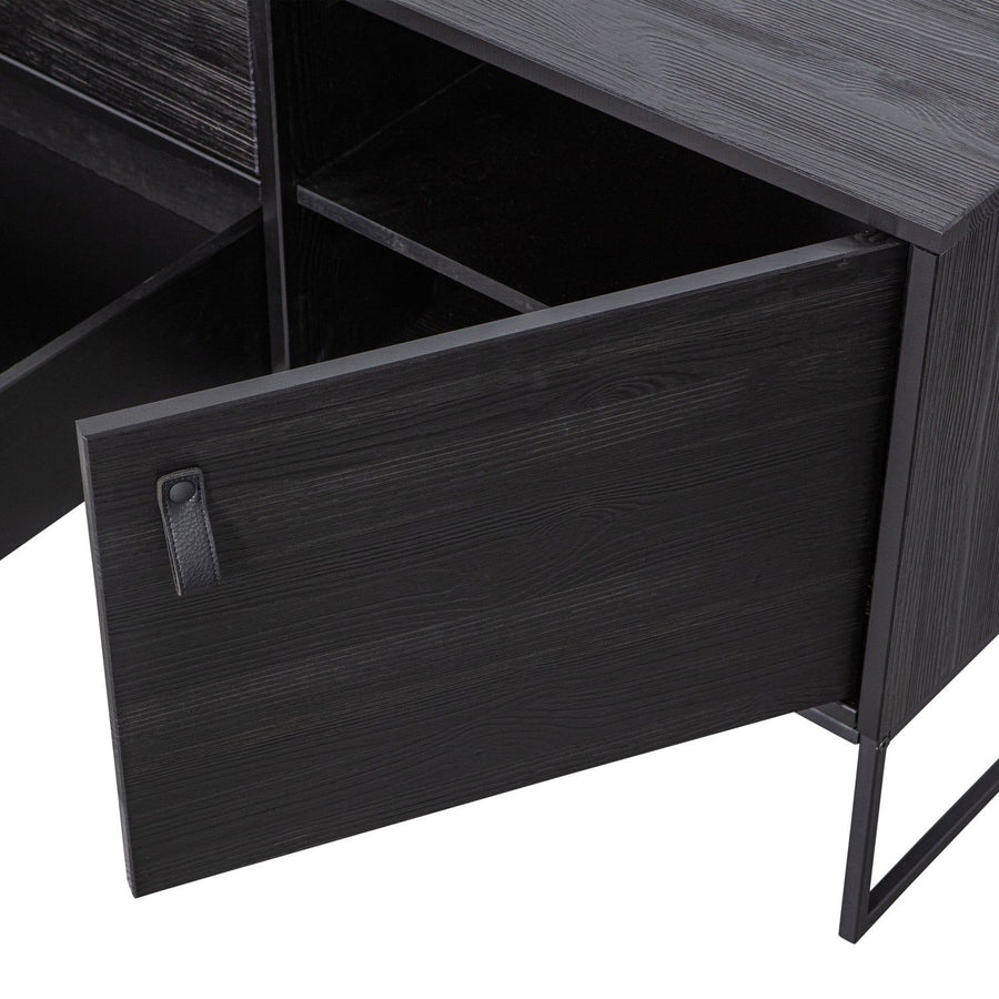 SILAS TV MEUBEL 180 CM ESSEN BLACKNIGHT [fsc]