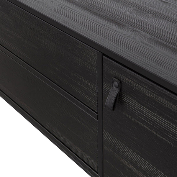 SILAS TV MEUBEL 180 CM ESSEN BLACKNIGHT [fsc]